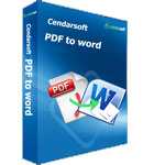  Cendarsoft PDF to Word Converter  Chuyển đổi các tập tin PDF sang các tài liệu Word