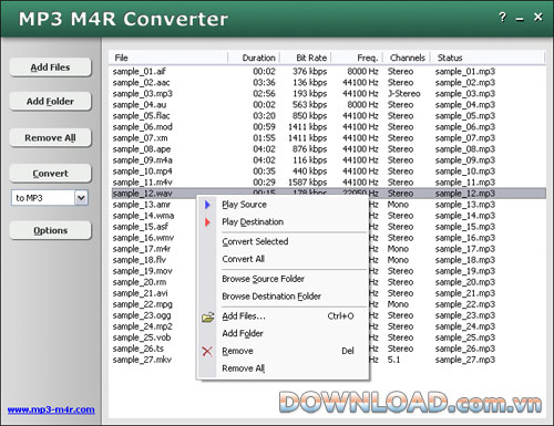 MP3 M4R Converter