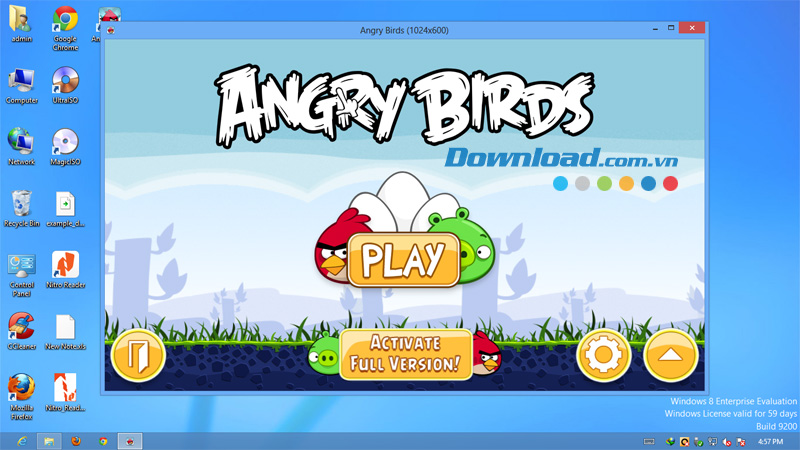 Game bầy chim nổi giận Angry Birds