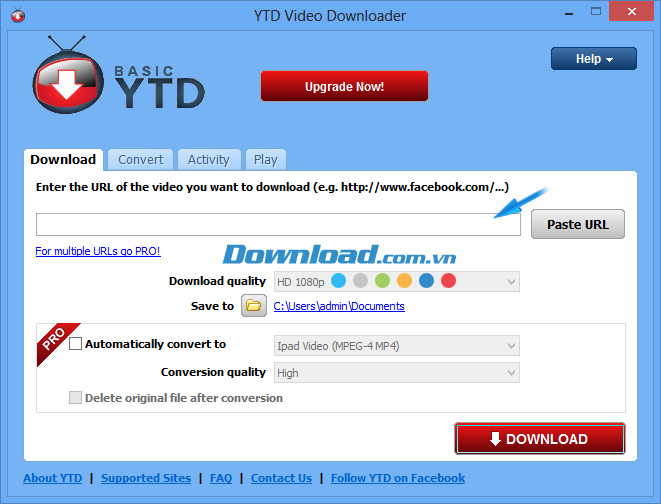 Download YTD Video Downloader 5.9.11 Tải video trực tuyến dễ dàng