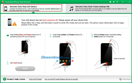 Tenorshare iPhone Data Recovery