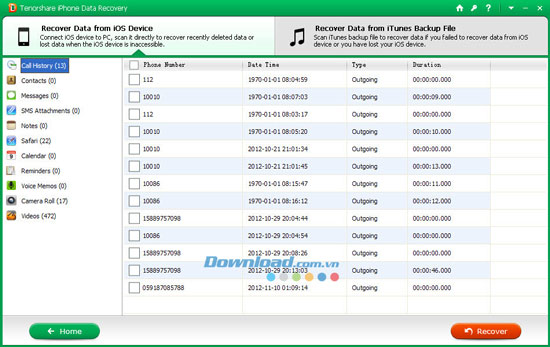 Tenorshare iPhone Data Recovery