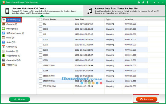 Tenorshare iPhone Data Recovery