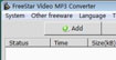FreeStar Video MP3 Converter