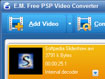 E.M. Free PSP Video Converter
