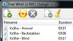 Free WMA to MP3 Changer
