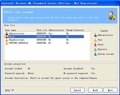 Tải Lazesoft Recover My Password Server 54