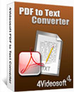 4Videosoft PDF to Text Converter