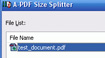 A-PDF Size Splitter