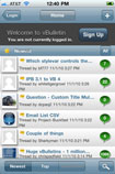 vBulletin Mobile for iPhone