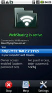 WebSharingLite File/Media Sync for Android