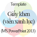 Download Giấy khen Template giấy khen