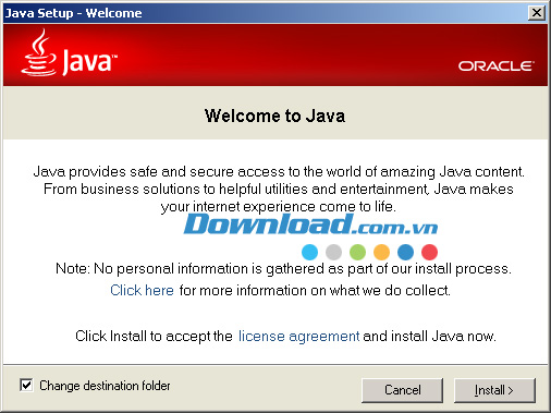 Bản cập nhật Java Runtime Environment (JRE) 21