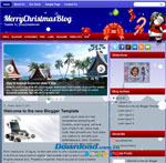 MerryChristmasBlog  Mẫu blog miễn phí cho chủ đề Giáng sinh