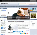  ProStock  Template miễn phí về chủ đề chứng khoán