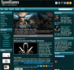  SpeedGames  Mẫu template chủ đề trò chơi tốc độ
