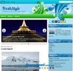  FreshStyle  Template miễn phí chủ đề tươi mới cho blog