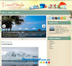  TravelStyle  Mẫu blog thiết kế cho blog về du lịch