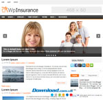  WpInsurance  Mẫu template thiết kế cho blog kinh doanh