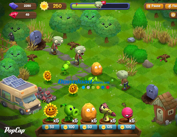 plants vs zombies adventures app