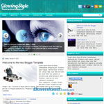  GlowingStyle  Mẫu blog mang phong cách rực rỡ