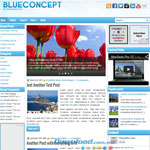  BlueConcept  Mẫu blog đa phong cách cho WordPress