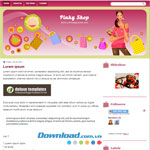  Pinky Shop  Mẫu blog miễn phí chủ đề thời trang
