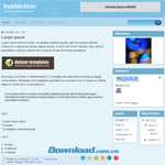  BubbleBlue  Mẫu blog miễn phí cho blogger