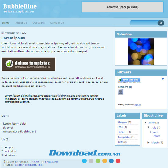 BubbleBlue