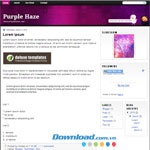  Purple Haze Template miễn phí chủ đề kinh doanh cá nhân