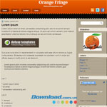  Orange Fringe Mẫu blog chủ đề kinh doanh, công nghệ