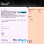  Night Gate  Mẫu template miễn phí chủ đề cá nhân