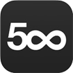 500px for iOS