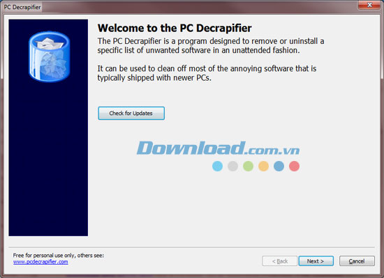 Tải PC Decrapifier 3.0.1 Gỡ bỏ phần mềm không cần thiết 1