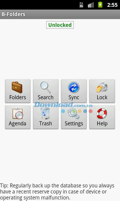 B-Folders Password Manager For Android 4.0.3 - Quản Lý Mật Khẩu Trên ...