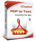 iOrgsoft PDF to Text Converter for Mac