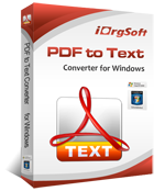 iOrgsoft PDF to Text Converter
