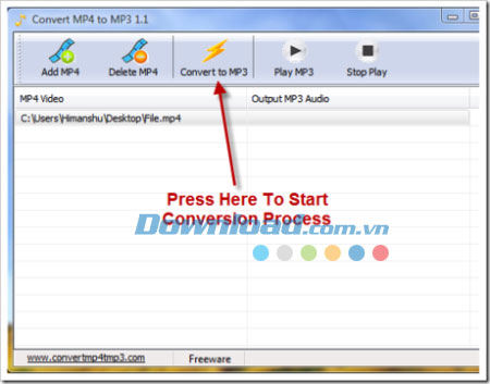 Convert MP4 to MP3