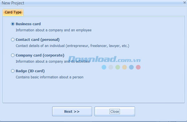 Tải Business Card Maker 9.15 Phần mềm thiết kế danh thiếp độc đáo 1