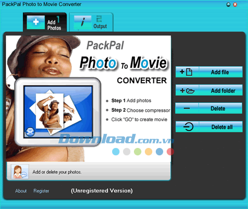 PackPal Photo to Movie Converter