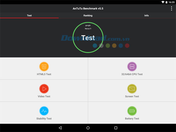 AnTuTu Benchmark cho Android