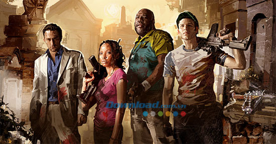 The cast of characters in L4D2