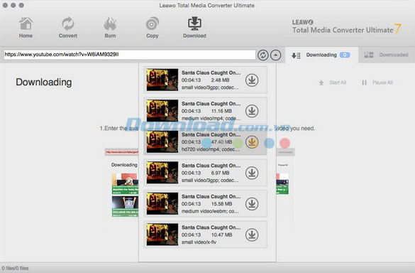 Leawo Total Media Converter Ultimate Cho Mac 7.1.8 - Download.com.vn