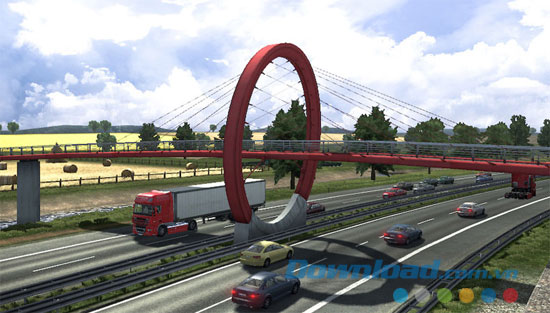  Euro Truck Simulator 1.45 Game mô phỏng lái xe tải
