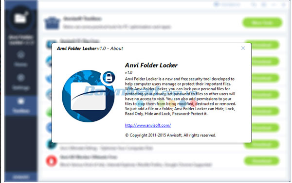 Anvi Folder Locker Free
