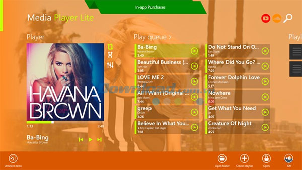 Media Player Lite cho Windows 8