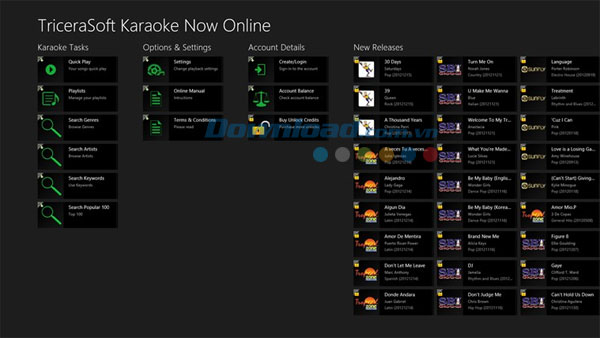 Karaoke Now Online cho Windows 8