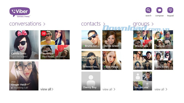 Viber cho Windows 8