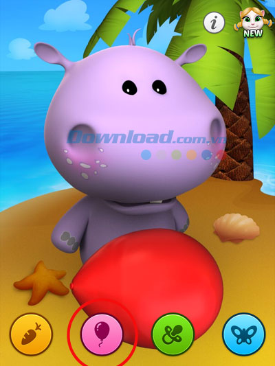 game talking hippo
