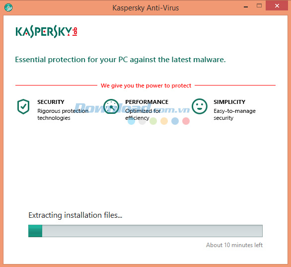 Cài đặt Kaspersky Anti-Virus